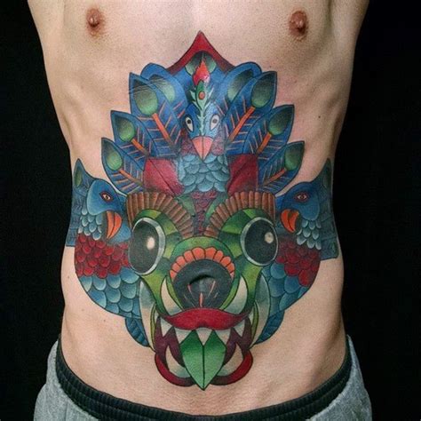 Tatuajes en el vientre/barriga/abdomen – Diseños。